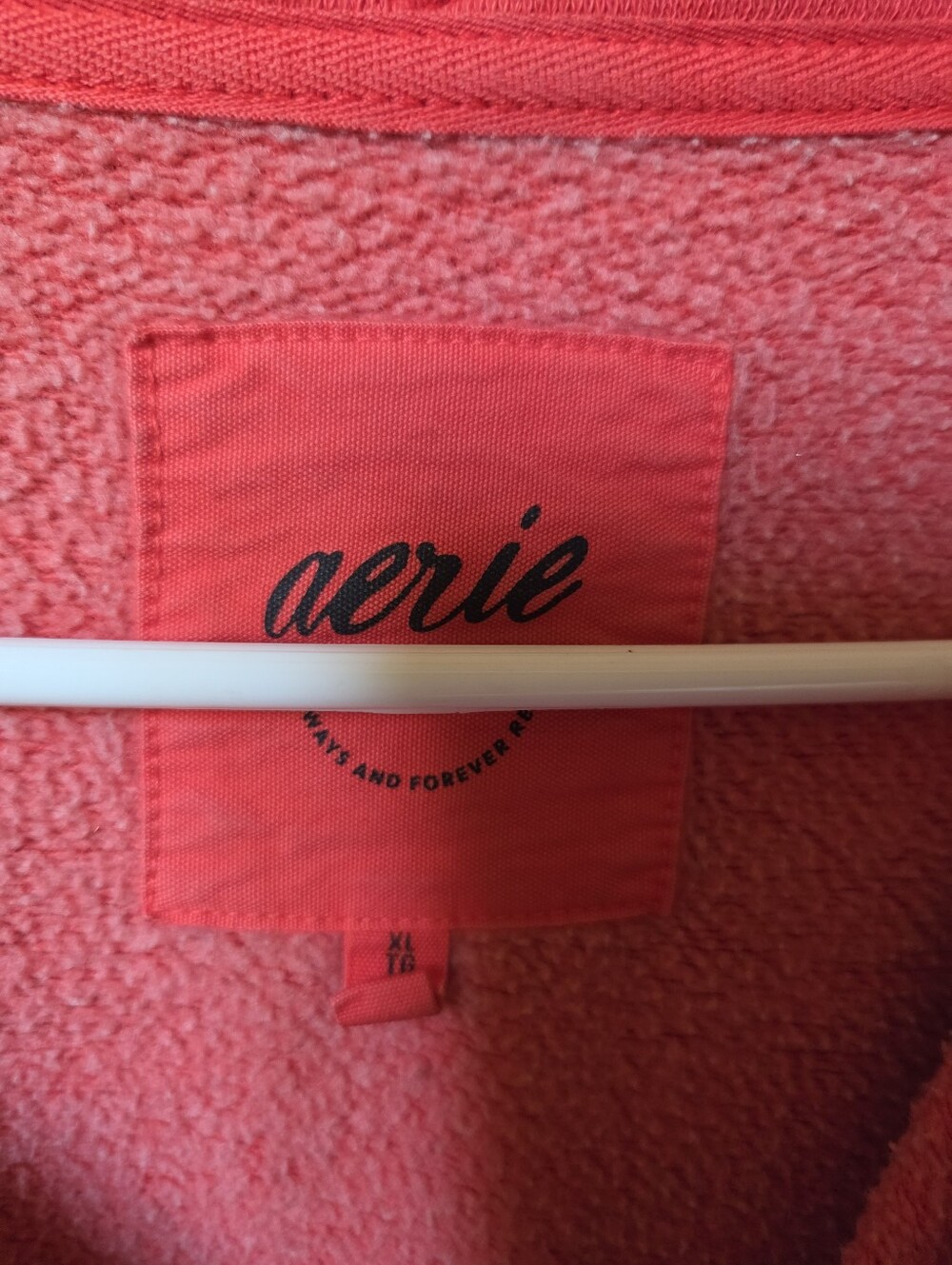 Aerie Oh Snap! Bright Red Pullover Sweatshirt - Picture 9 of 10